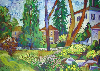 Roland Park, Spring by Robert Hofherr | Artwork Main Image