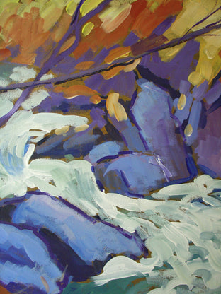 Whitewater by Robert Hofherr |   Closeup View of Artwork 