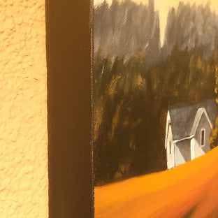 Original art for sale at UGallery.com | House on Parson Road IV by Mandy Main | $425 | oil painting | 12' h x 12' w | photo 2