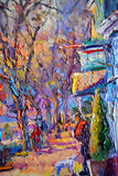 Original art for sale at UGallery.com | Morning in Old Town (Alexandria, VA) by Suren Nersisyan | $1,000 | oil painting | 27' h x 20' w | thumbnail 4