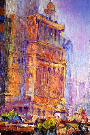 Chicago from River by Suren Nersisyan |   Closeup View of Artwork 