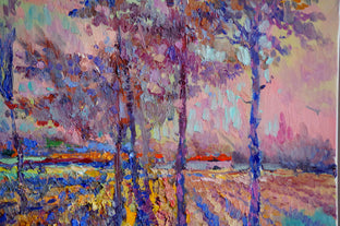 Original art for sale at UGallery.com | Fall Evening at the Vineyard by Suren Nersisyan | $1,875 | oil painting | 24' h x 36' w | photo 3