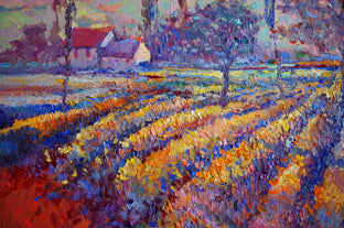 Original art for sale at UGallery.com | Fall Evening at the Vineyard by Suren Nersisyan | $1,875 | oil painting | 24' h x 36' w | photo 4