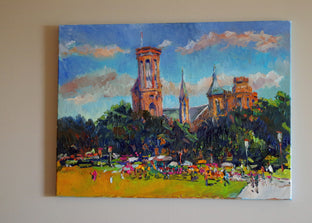 Smithsonian Building in Early Evening by Suren Nersisyan |  Context View of Artwork 