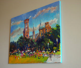 Smithsonian Building in Early Evening by Suren Nersisyan |  Side View of Artwork 