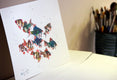 Original art for sale at UGallery.com | Tiger Barb (Aquarium Fish) by Suren Nersisyan | $250 | watercolor painting | 9' h x 12' w | thumbnail 3