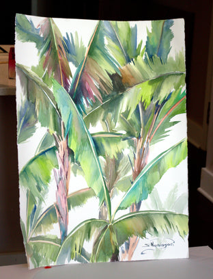 Banana Plants by Suren Nersisyan |  Side View of Artwork 