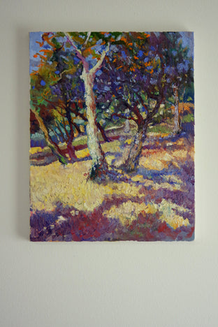 Original art for sale at UGallery.com | Landscape with White Tree by Suren Nersisyan | $950 | oil painting | 28' h x 22' w | photo 3