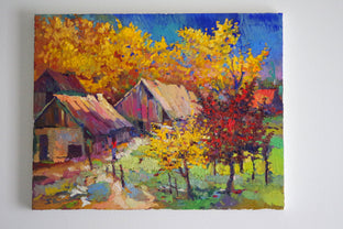 Original art for sale at UGallery.com | Fall Landscape in Farms by Suren Nersisyan | $950 | oil painting | 22' h x 28' w | photo 3