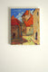Original art for sale at UGallery.com | Corner in Prague, Red Roofs by Suren Nersisyan | $450 | oil painting | 14' h x 11' w | thumbnail 2
