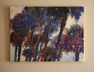 Original art for sale at UGallery.com | Under Palm Trees by Suren Nersisyan | $800 | oil painting | 18' h x 24' w | photo 3