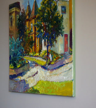 Summertime on Old Street (Washington, DC) by Suren Nersisyan |  Side View of Artwork 