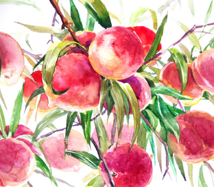 Peaches (Fruits on the Tree) by Suren Nersisyan |  Context View of Artwork 