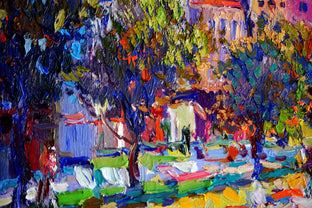 Original art for sale at UGallery.com | 14th Street Washington, DC (Early Evening) by Suren Nersisyan | $1,450 | oil painting | 24' h x 30' w | photo 4