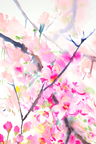 Sakura Blossom (Cherry Blossom, Vertical) by Suren Nersisyan |  Context View of Artwork 