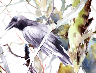 Raven in the Forest by Suren Nersisyan |  Context View of Artwork 