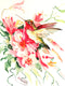 Original art for sale at UGallery.com | Flying Hummingbird by Suren Nersisyan | $325 | watercolor painting | 16' h x 12' w | thumbnail 1