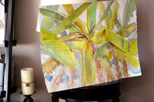 Original art for sale at UGallery.com | Banana Trees by Suren Nersisyan | $650 | watercolor painting | 22' h x 30' w | photo 3