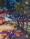 Original art for sale at UGallery.com | Blue Shades of Shadow (Landscape) by Suren Nersisyan | $600 | oil painting | 14' h x 11' w | thumbnail 1