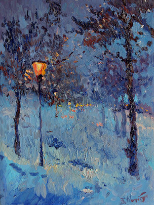 Twilight in the Winter Park by Suren Nersisyan |  Artwork Main Image 