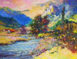 Evening in the Mountains (Blue Shadow) by Suren Nersisyan |  Artwork Main Image 