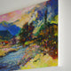 Original art for sale at UGallery.com | Evening in the Mountains (Blue Shadow) by Suren Nersisyan | $1,050 | oil painting | 22' h x 28' w | thumbnail 2