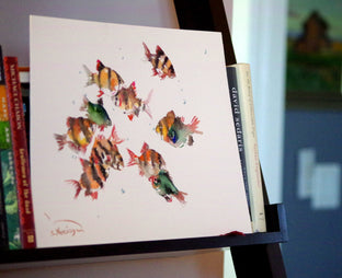 Tiger Barb by Suren Nersisyan |  Side View of Artwork 