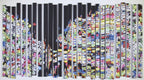 Original art for sale at UGallery.com | Untitled (color frequency=variable of sound frequency II) by Jack R. Mesa | $4,050 | mixed media artwork | 39' h x 70' w | thumbnail 1