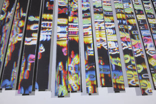 Untitled (color frequency=variable of sound frequency II) by Jack R. Mesa |  Context View of Artwork 