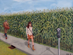 Original art for sale at UGallery.com | Passing by Michael Wedge | $575 | oil painting | 18' h x 24' w | photo 1