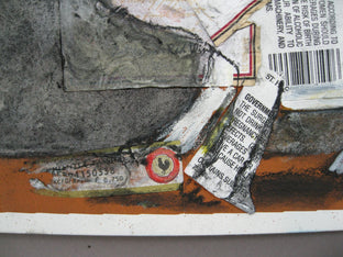 Original art for sale at UGallery.com | Menage a Trois by Libby Ramage | $400 | mixed media artwork | 9' h x 12' w | photo 4