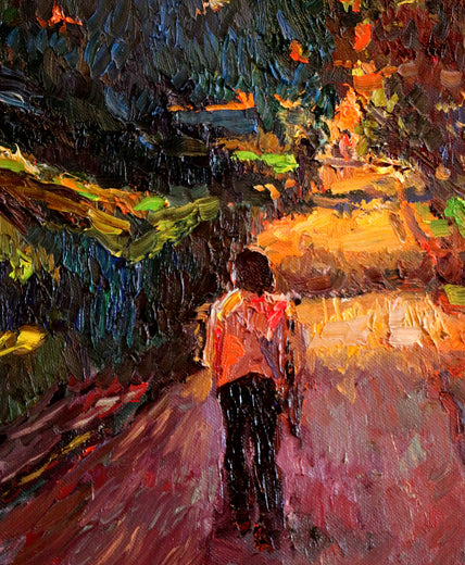 Night on the Street (Washington DC) by Suren Nersisyan |   Closeup View of Artwork 