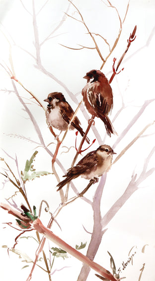 Three Sparrows by Suren Nersisyan |  Artwork Main Image 