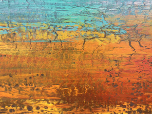 Original art for sale at UGallery.com | May Your Song Always be Sung by Alicia Dunn | $1,975 | mixed media artwork | 24' h x 48' w | photo 4