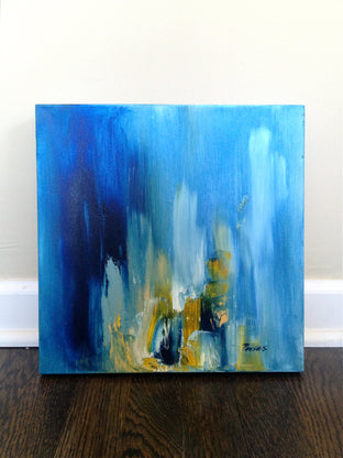 Original art for sale at UGallery.com | Ocean Floor by Sarah Parsons | $300 | oil painting | 12' h x 12' w | photo 3