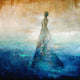 Original art for sale at UGallery.com | Who Are These Angels XLVIII by Naoko Paluszak | $2,075 | mixed media artwork | 24' h x 24' w | thumbnail 2