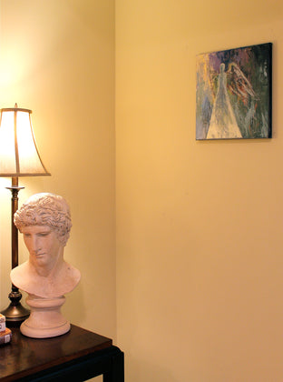 Who Are These Angels XXXVIII by Naoko Paluszak |  Side View of Artwork 