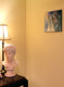 Original art for sale at UGallery.com | Who Are These Angels XXXVIII by Naoko Paluszak | $550 | oil painting | 12' h x 12' w | thumbnail 2
