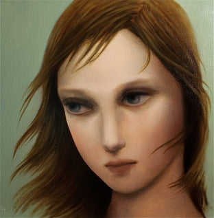 Original art for sale at UGallery.com | Misty by Naoko Paluszak | $850 | oil painting | 12' h x 12' w | photo 1
