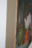 Original art for sale at UGallery.com | Teapot and Roses by Lisa Nielsen | $325 | oil painting | 8' h x 10' w | thumbnail 2