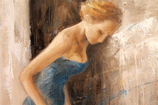 Original art for sale at UGallery.com | Blue Taffeta by Naoko Paluszak | $1,275 | oil painting | 20' h x 16' w | photo 3