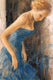 Original art for sale at UGallery.com | Blue Taffeta by Naoko Paluszak | $1,275 | oil painting | 20' h x 16' w | thumbnail 4