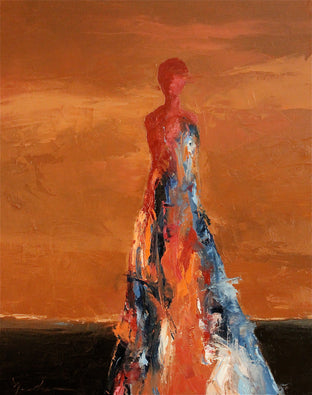 Original art for sale at UGallery.com | Who Are These Angels XLVI by Naoko Paluszak | $975 | oil painting | 20' h x 16' w | photo 1