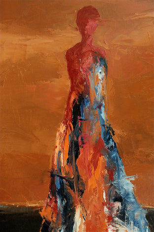 Original art for sale at UGallery.com | Who Are These Angels XLVI by Naoko Paluszak | $975 | oil painting | 20' h x 16' w | photo 4