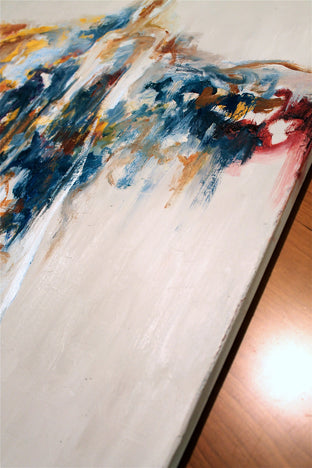 Who Are These Angels L by Naoko Paluszak |  Side View of Artwork 