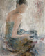 Original art for sale at UGallery.com | In the Light with Book by Naoko Paluszak | $1,825 | oil painting | 30' h x 24' w | thumbnail 1