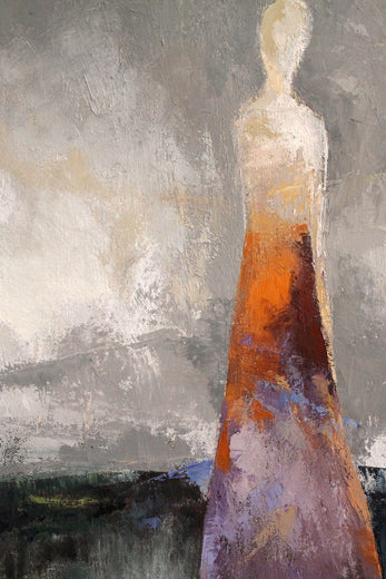 Who Are These Angels LXI by Naoko Paluszak |   Closeup View of Artwork 