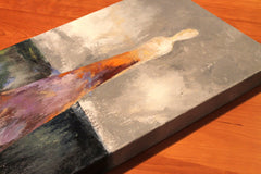 Original art for sale at UGallery.com | Who Are These Angels LXI by Naoko Paluszak | $1,875 | oil painting | 30' h x 15' w | thumbnail 2