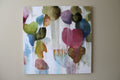 Original art for sale at UGallery.com | Blossom Evolution III by Naoko Paluszak | $2,675 | oil painting | 36' h x 36' w | thumbnail 3