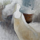 Original art for sale at UGallery.com | Woman with Blue Birds by Naoko Paluszak | $1,625 | oil painting | 24' h x 24' w | thumbnail 1